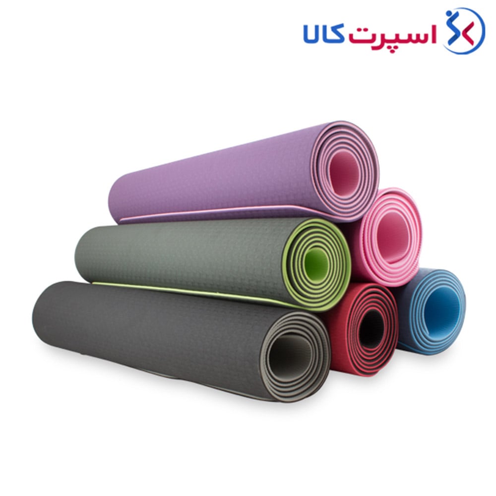 مت یوگا 6 میلی‌متری دورنگ Agilinex