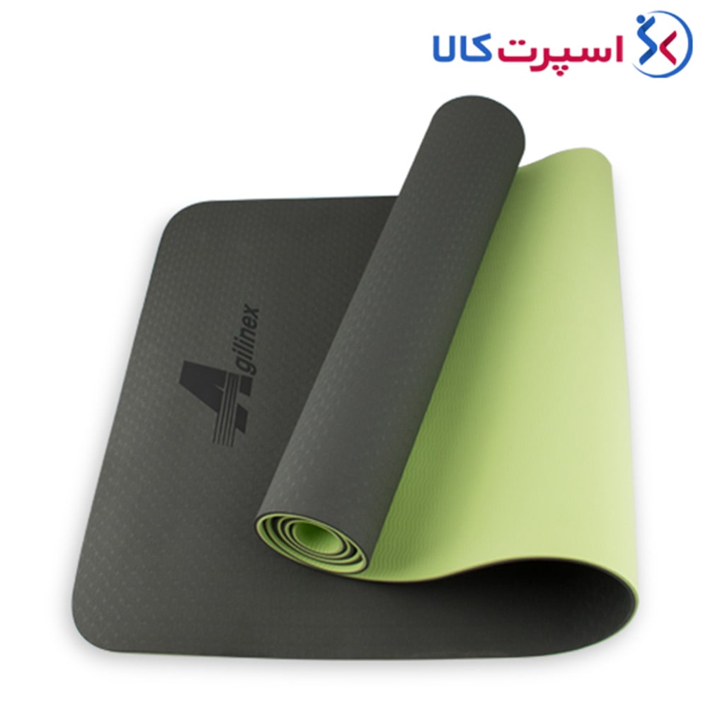 مت یوگا 6 میلی‌متری دورنگ Agilinex