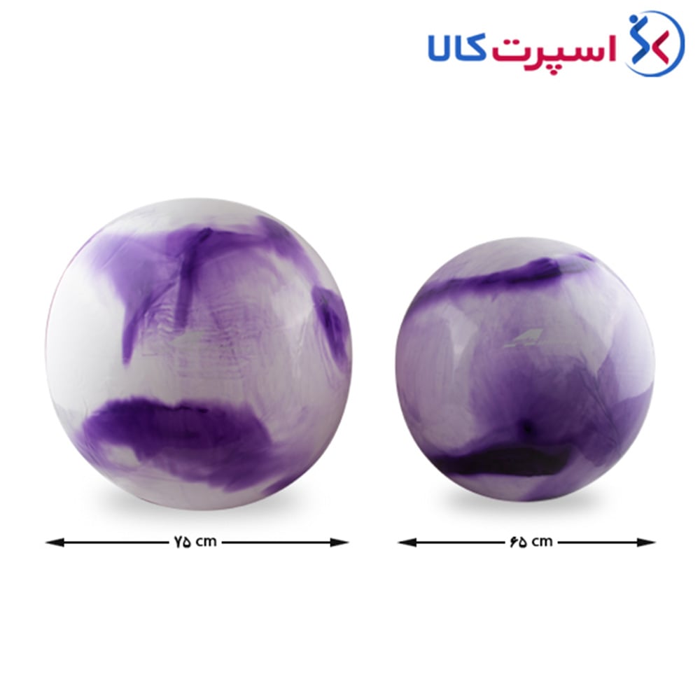 جیم بال مرمری 65 سانتی‌متری Agilinex