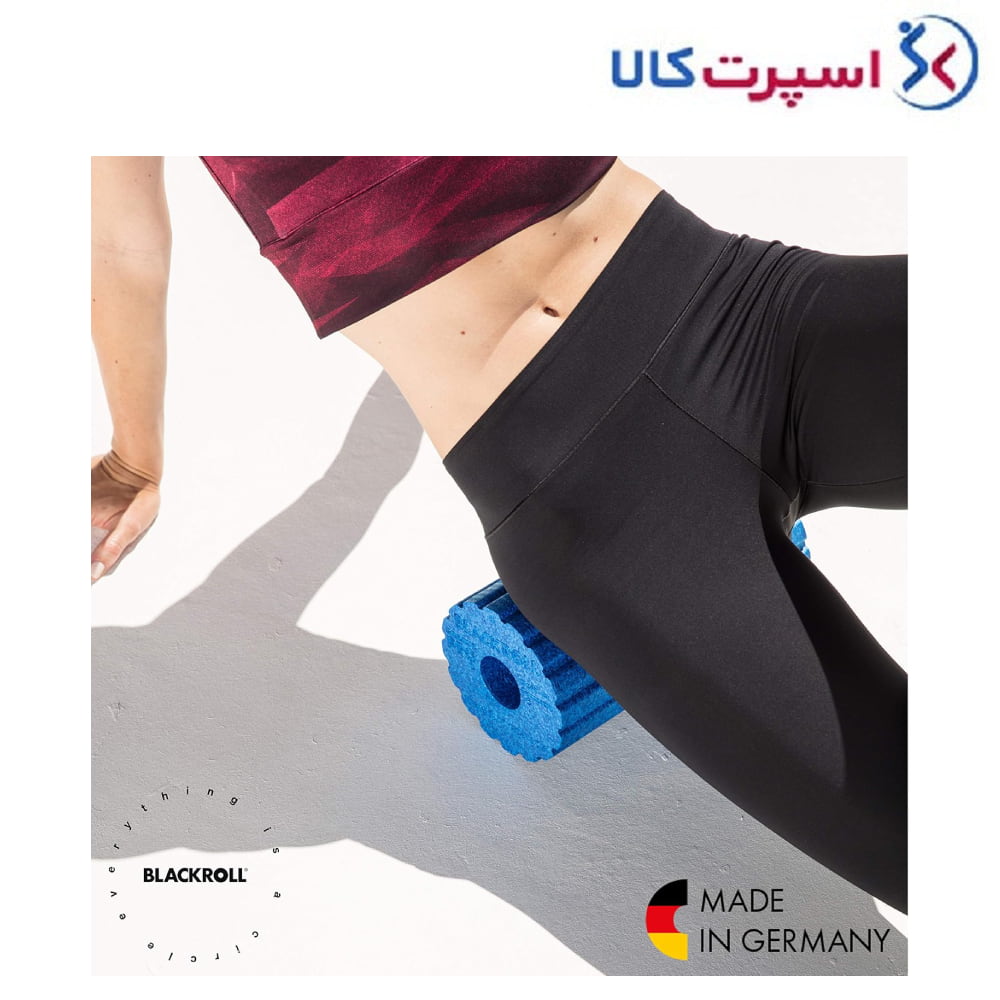 فوم رول شیاردار سخت 30 در 15 سانتی‌متری BlackRoll