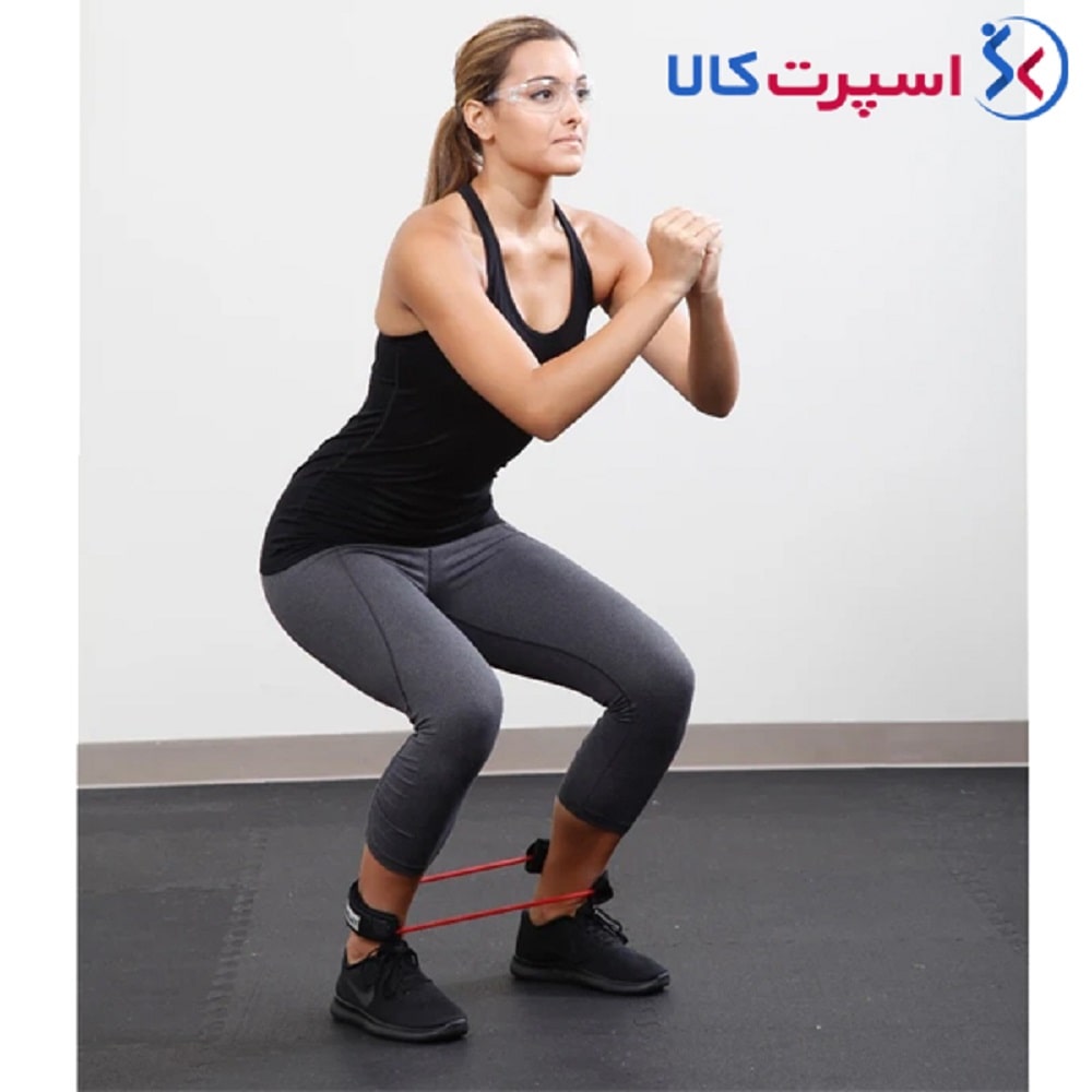 تیوب حلقه‌ای مچ پا پد دار TheraBand