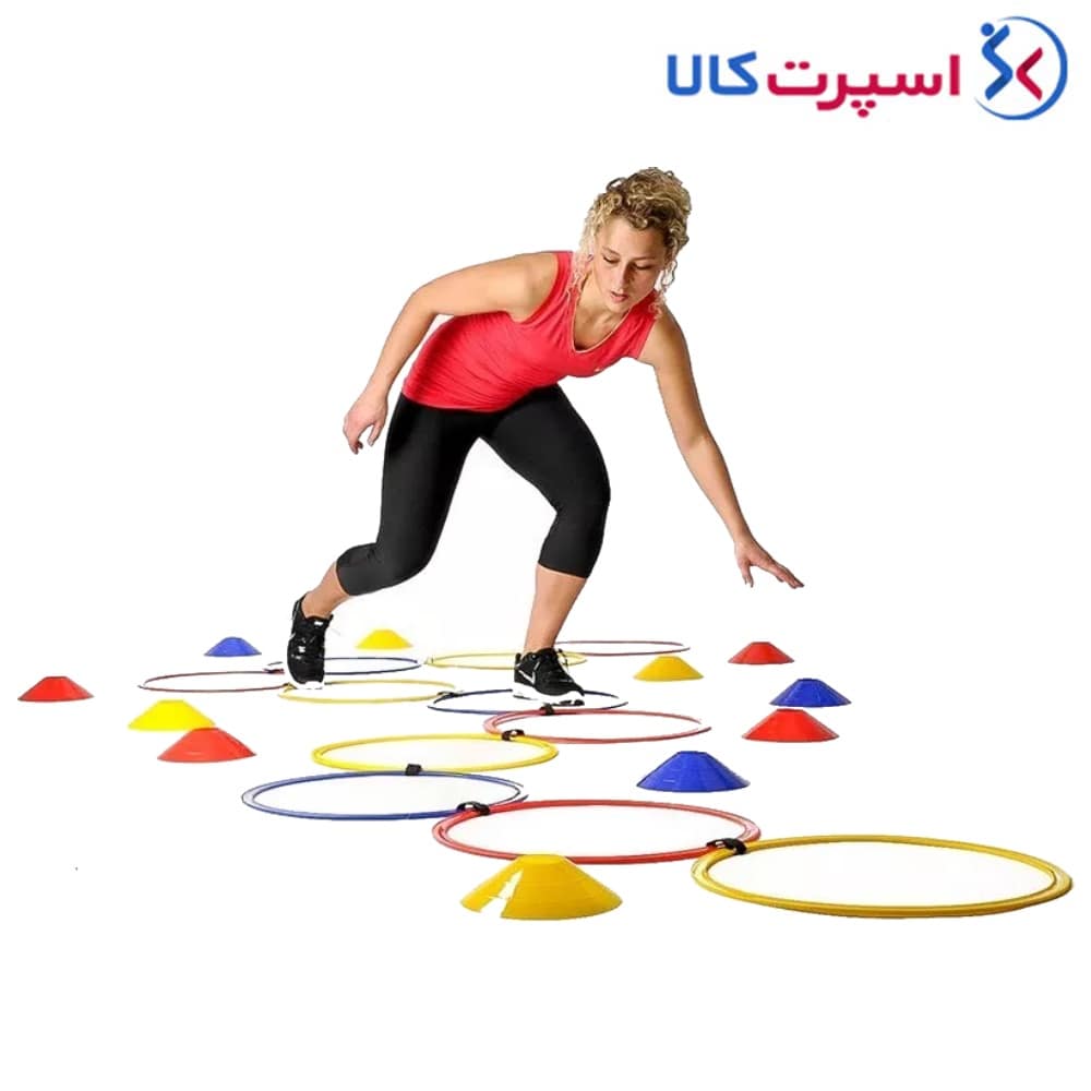 نردبان چابکی حلقه‌ای قابل تنظیم VX