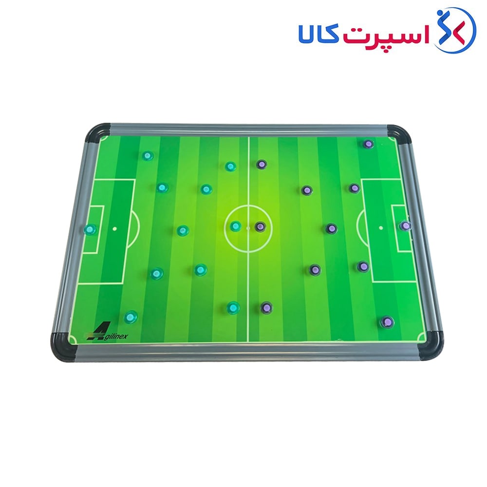 تخته تاکتیک مغناطیسی طرح چمن فوتبال Agilinex