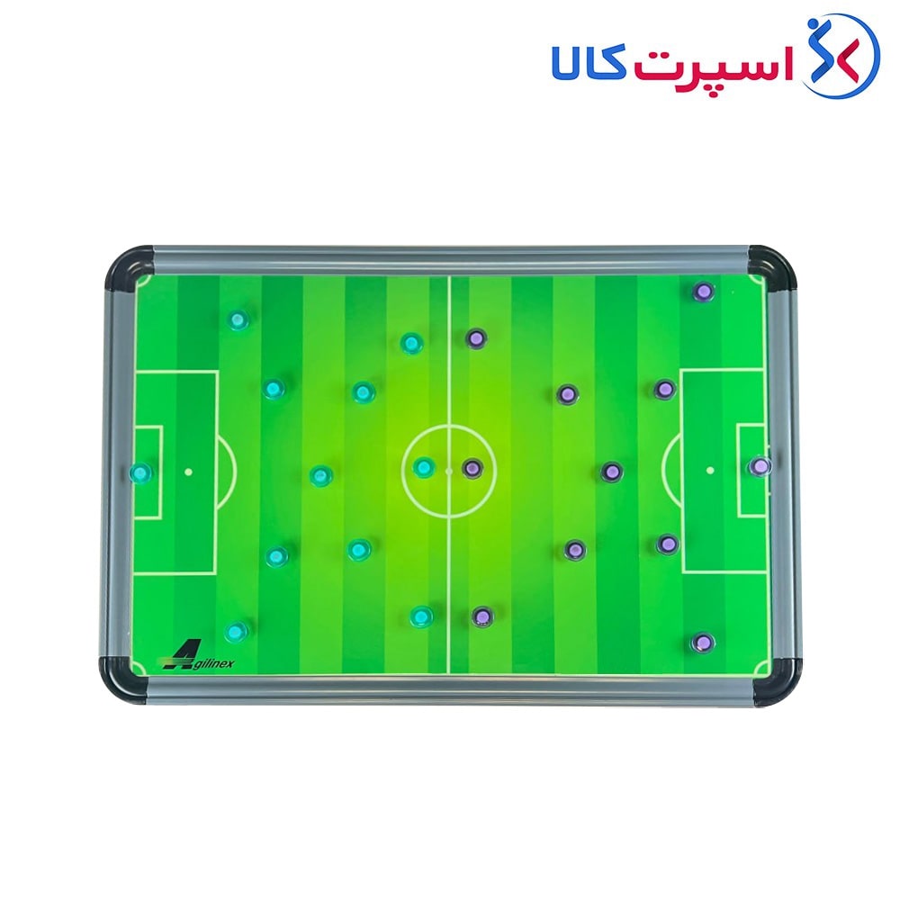 تخته تاکتیک مغناطیسی طرح چمن فوتبال Agilinex