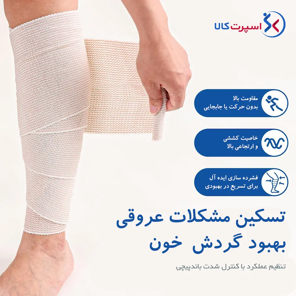 باند کشی کتان 4.5 متری در 15 سانتی متری Azen