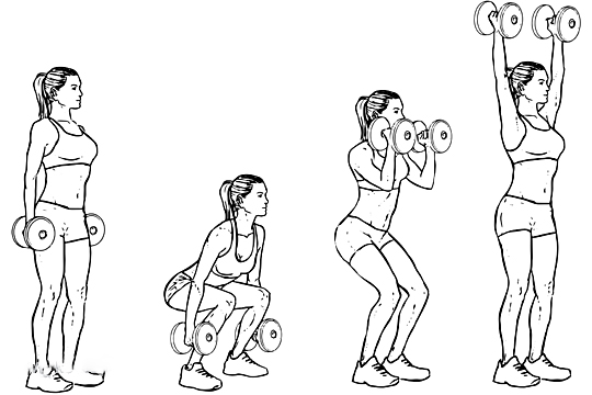 حرکت پرس خم با دمبل