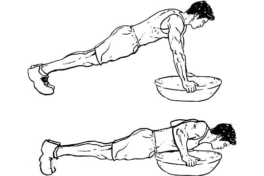 حرکت پوش آپ بوسوبال